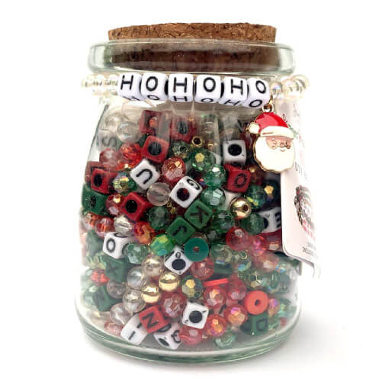 HO HO HO Christmas Jar DIY Bead Kit